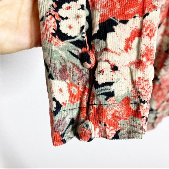 Free People- NWT Kapowski Mini Floral Dress-Size 8 - Picture 8 of 9